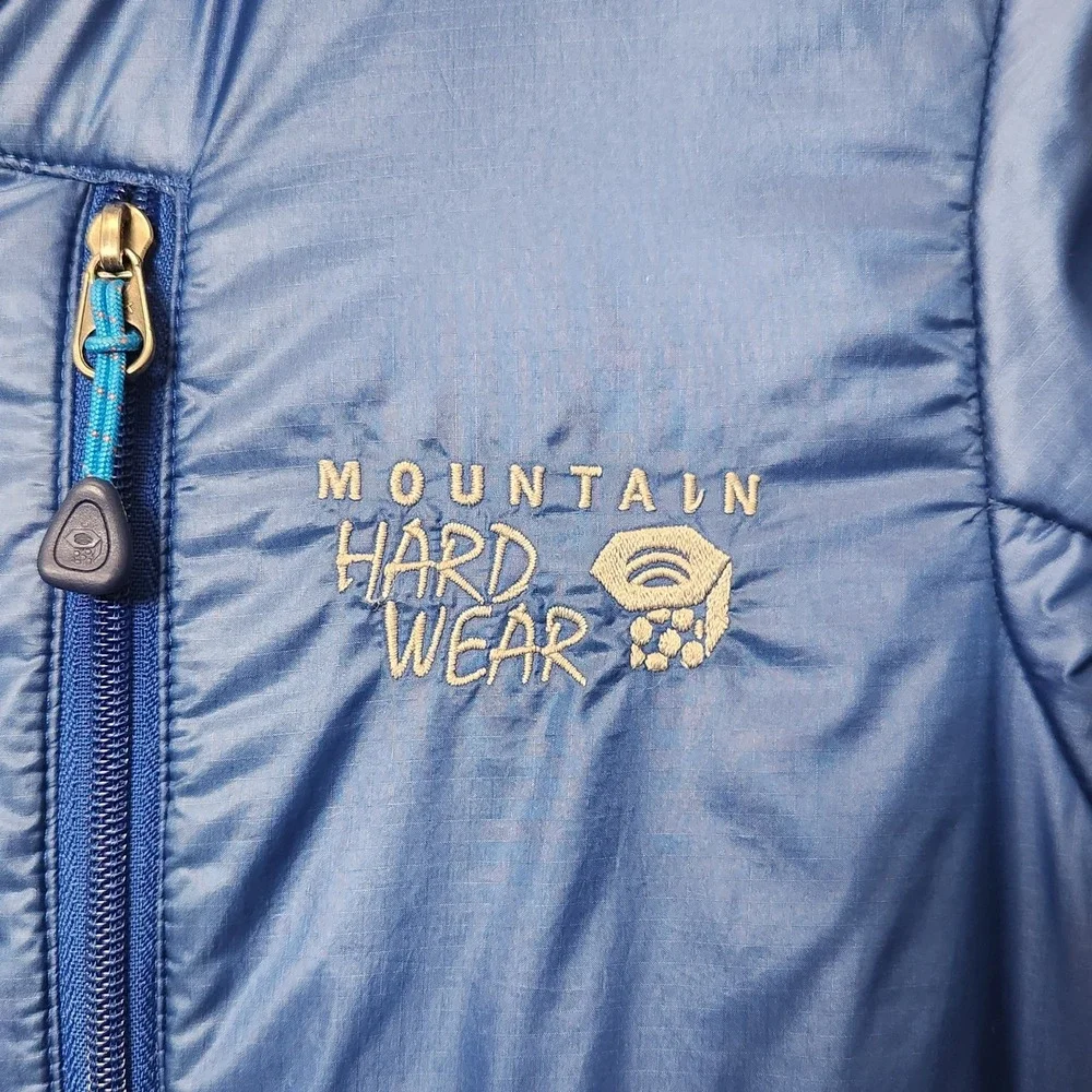Mountain Hardwear Jacket Mens Small Blue Compressor Primaloft Puffer